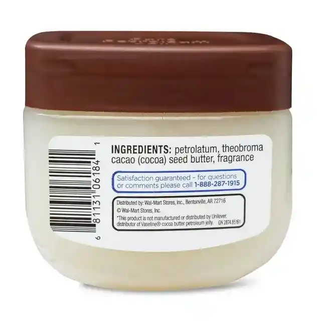 Equate Vaselina Crema De Cacao - Cocoa Butter Petrolium Jelly Made In Usa 7.5 Oz (212 G)