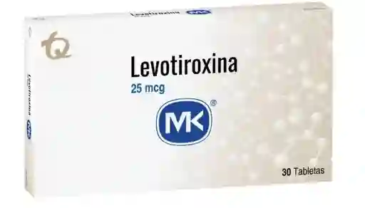 Levotiroxina 25 Mcg Tabletas