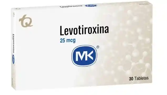 Levotiroxina 25 Mcg Tabletas