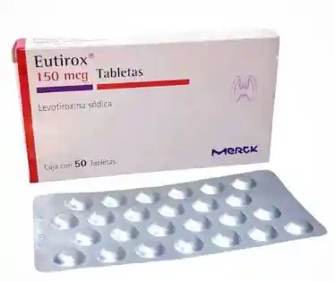 Eutirox 150 Mcg(levotiroxina Sodica ) Tabletas