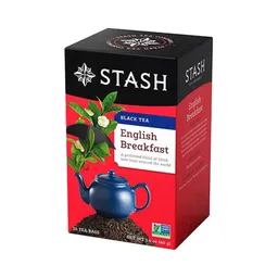 Te Stash Black Tea English Breakfast 20 Bolsitas 40 G