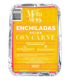 Enchiladas Rojas Con Carne