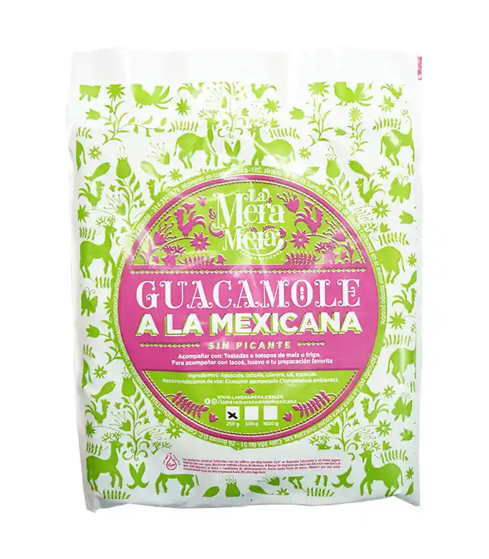 Guacamole A La Mexicana 500 Gr