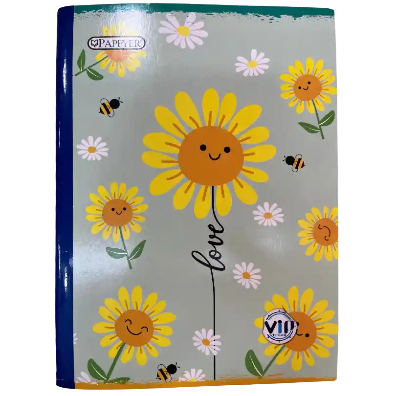 Cuaderno Cosido Pappyer Para Mujer Cuadros 100 Hojas - Se Envia Un Motivo Aleatorio