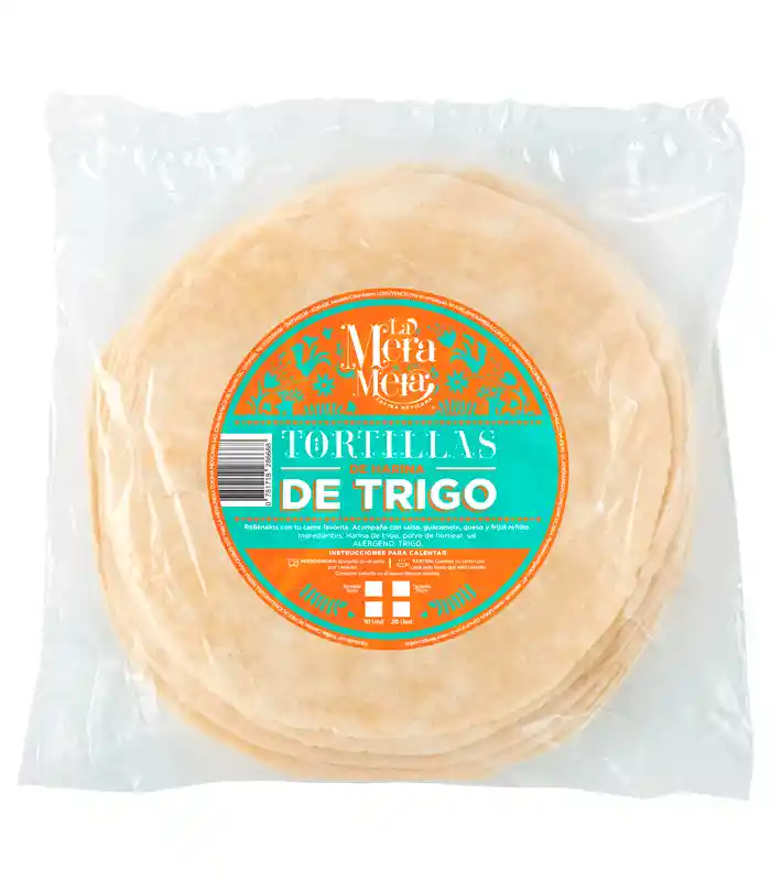 Tortillas De Harina 25 Cm Diámetro- 20 Und