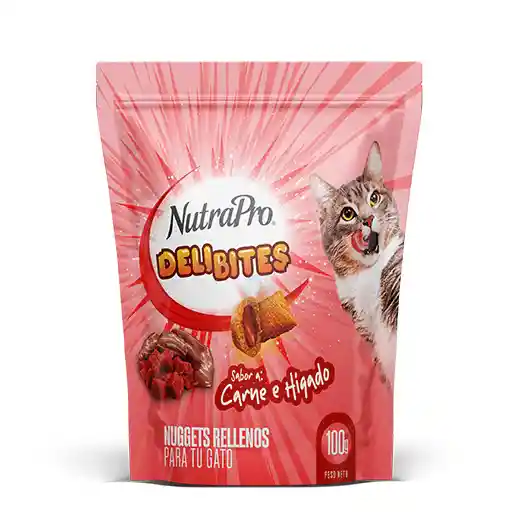 Snack Para Gato Delibites Carne E Higado 100gr