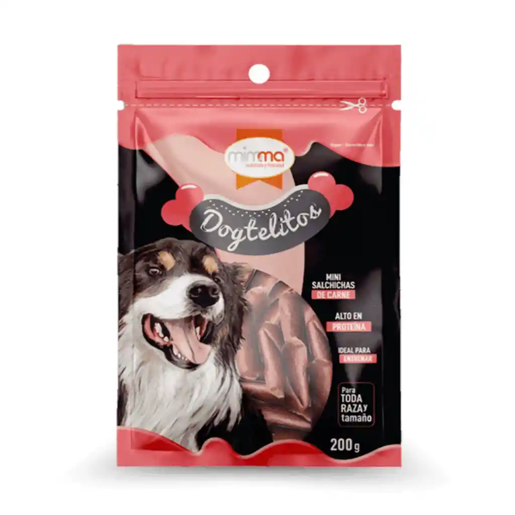 Snack Para Perro Dogtelitos Mini Salchichas De Carne 60gr