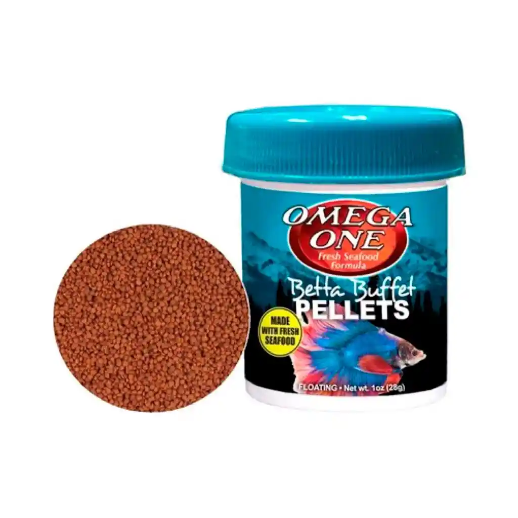 Omega One Betta Buffets Pellets 1oz-28gr