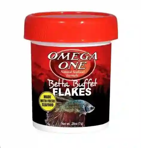 Omega One Betta Buffet Flakes 0.28oz-7gr