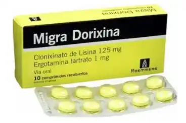 Migradorixina (clonixinato De Lisina 125 Mg + Ergotamina Tartrato 1 Mg)