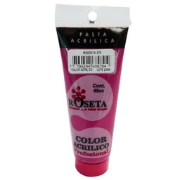 Acrilico Profesional Roseta Color Magenta 45cc