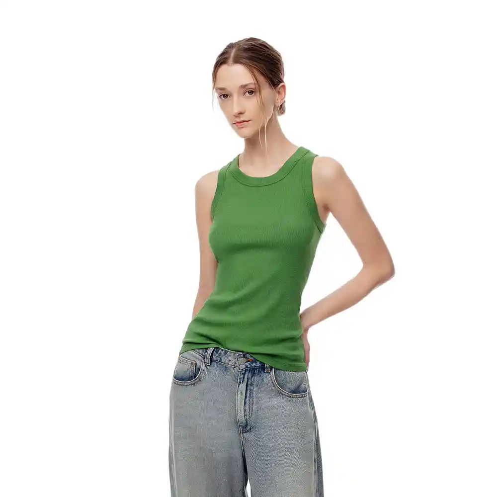 Camiseta Manga Sisa en Algodón Femenino Liso Pauli Gef Talla S