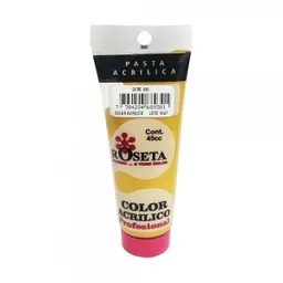 Acrilico Profesional Roseta Color Ocre 45cc