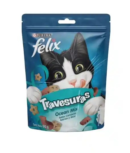 Felix Snack Travesuras Ocean Mix X 60gr