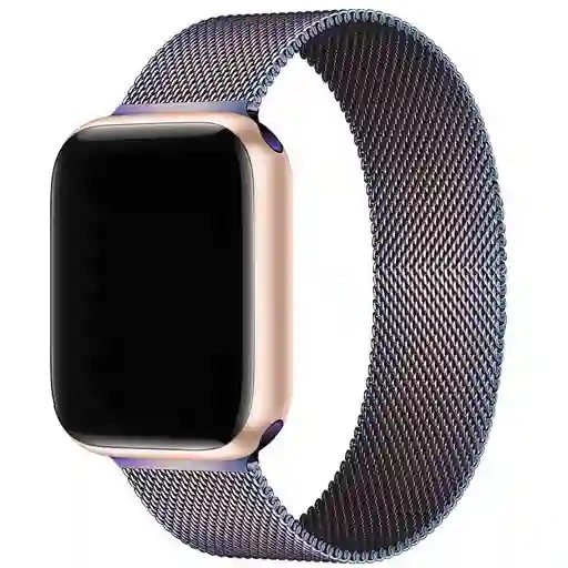 Correa Manilla Metálica Milanesa Imán Para Apple Watch Iwatch 38,40,41mm Difuminado