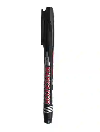 Marcador Permanente Punta Fina Negro Offi Esco Oe-528 Tipo Sharpie