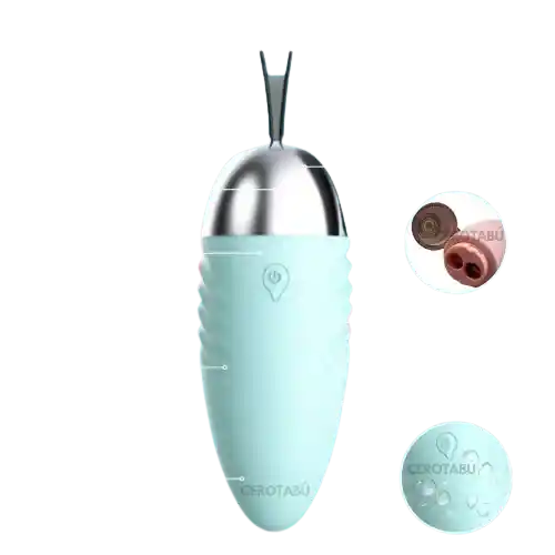 Vibrador Estimulador Clitoriano + Huevo Lilo Ruedas Ll-a1912-b Recargable