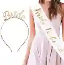 Banda Bride To Be + Vincha Bride