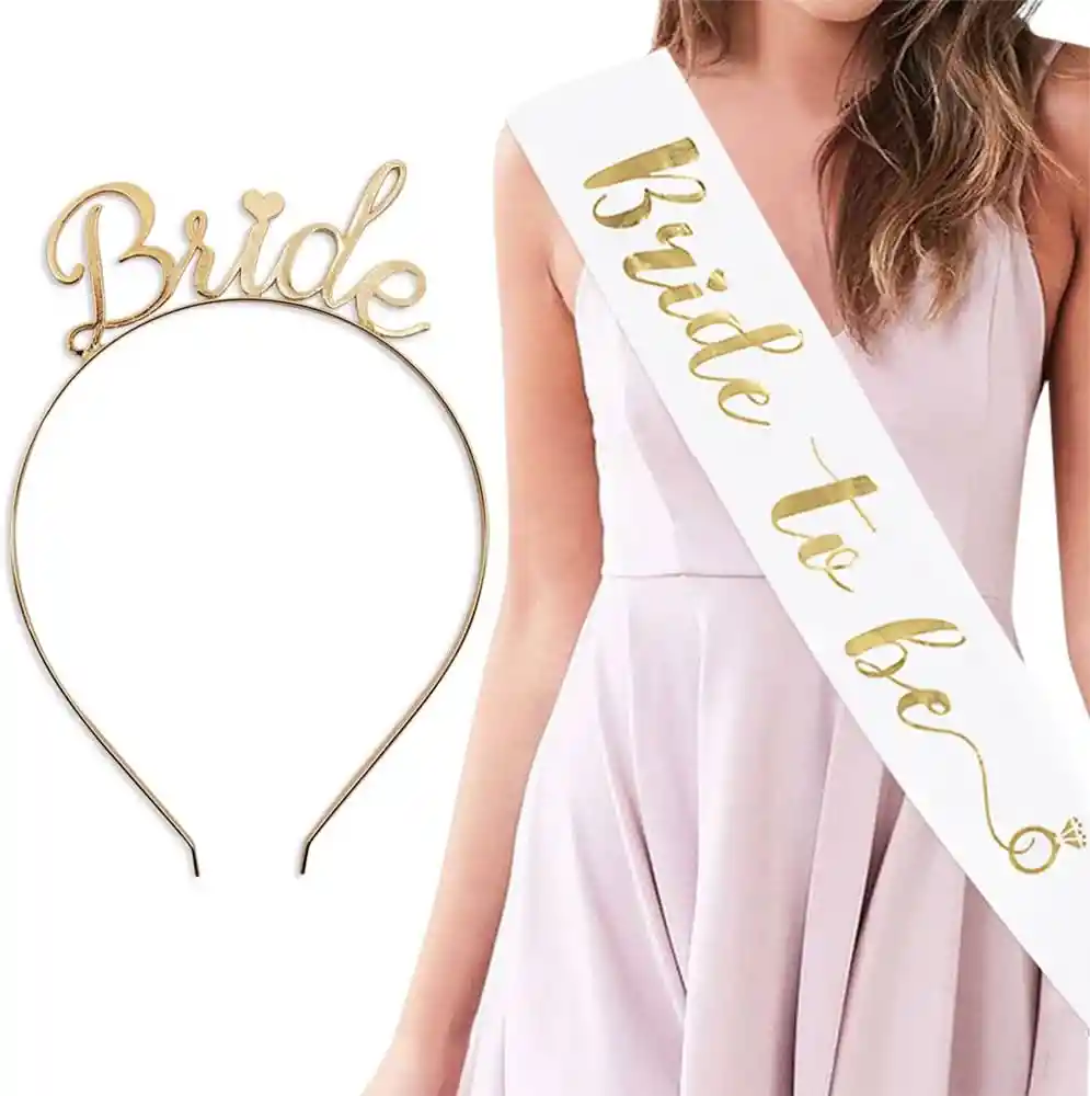 Banda Bride To Be + Vincha Bride