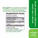 Nature's Way Asian Ginseng Combate La Fatiga 1,120 Mg Por Servicio 100 Cápsulas Veganas