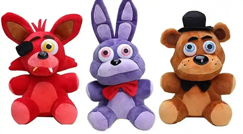 Coleccion De Peluches Five Nights At Freddys Freddy Fazbear Bonnie Y Foxy