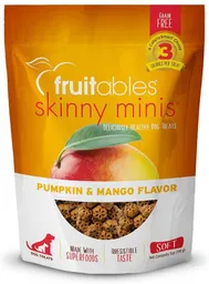 Fruitables Skinny Minis Snack Para Perro- Calabaza Y Mango X 141gr