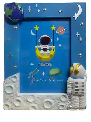 Portaretrato Con Diseño De Astronauta 12.6cmx18.3cm