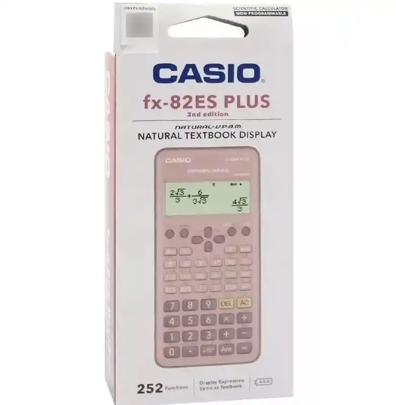 Calculadora Casio Fx-82es Plus-pk Rosada 2da Edition