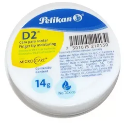 Humedecedor Dactilar D2 Pelikan 14gr Cera Para Dedos