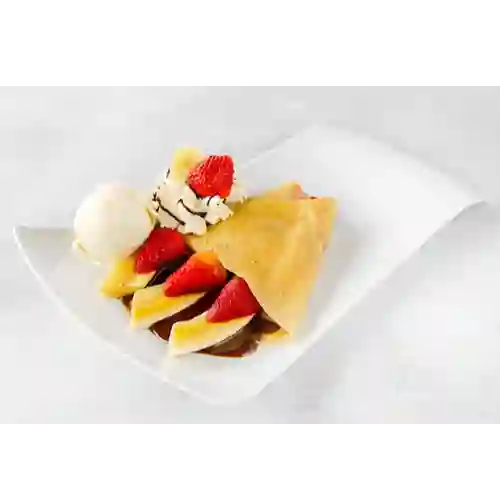 Crepe Chocolate Fondue