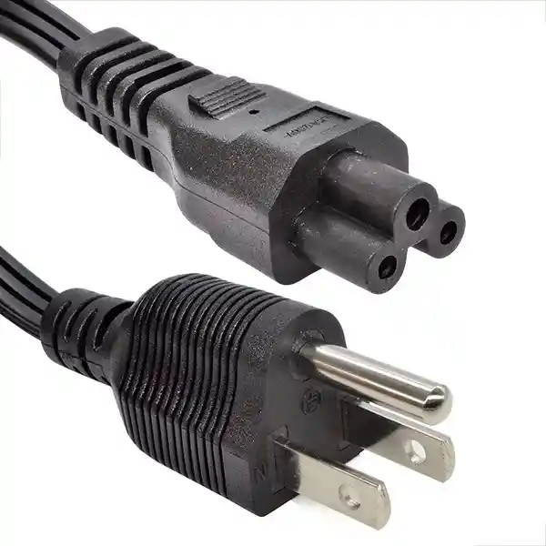 Cable De Poder Tipo Trebol Plano 1.5