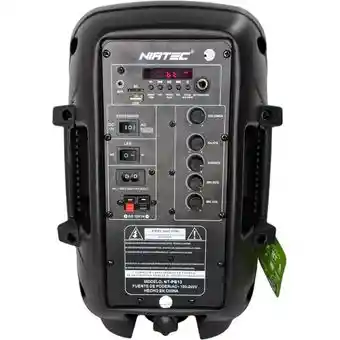 Cabina 8 Pulgadas Niatec Nt-pb13 Microfono+control
