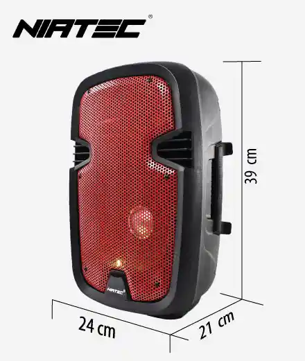 Cabina 8 Pulgadas Niatec Nt-pb13 Microfono+control