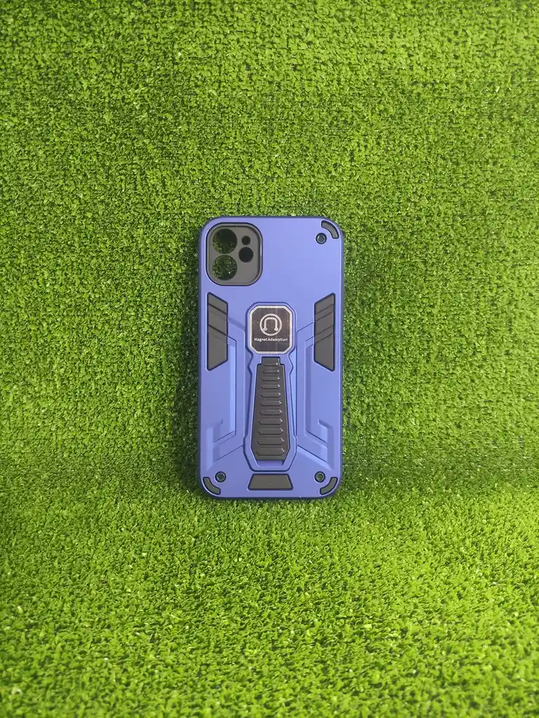 Iphone 11 | Forro Protector | Case Rigido | Proteccion 360° |azul Rey |soporte Incluido | Bordes Reforzados | Iphone | Carcasa | Funda | Anti Humedad | Full Proteccion.