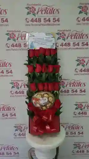 Arreglos De Rosas Con Chocolate