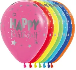 R-12 Bombas Sempertex Infinity Hbd Fantasia X 12 Globos