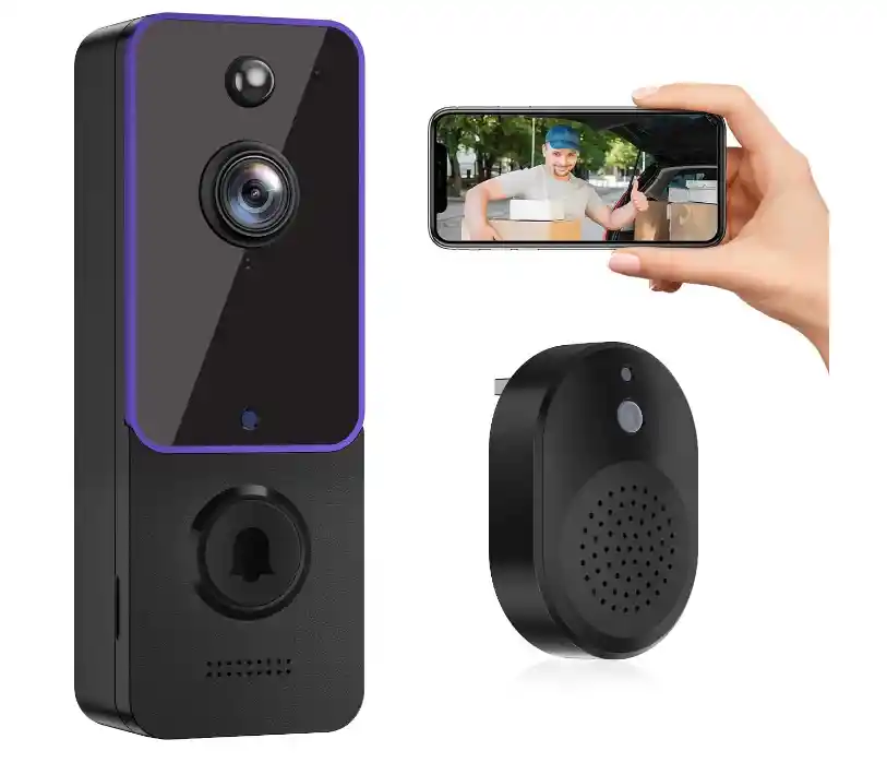 Video Portero Camara Y Timbre Inalambrico Seguridad Audio Detenccion Movimiento Vision Nocturna