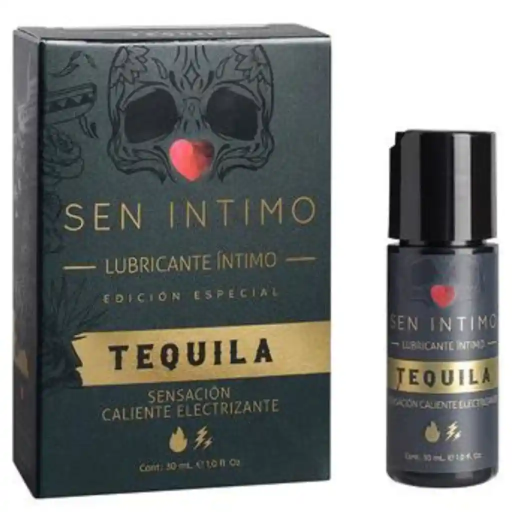 Lubricante Electrizante Tequila X 30 Ml Sen Intimo