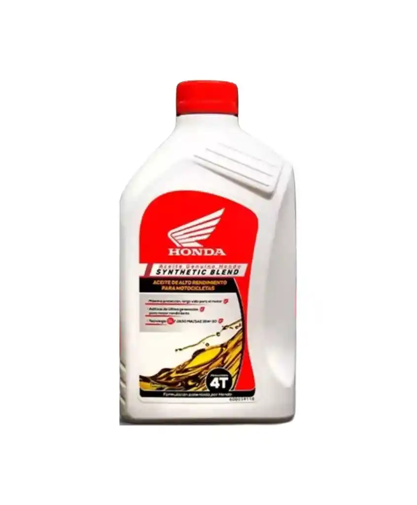 Aceite 10w30 Honda 4t Cuarto