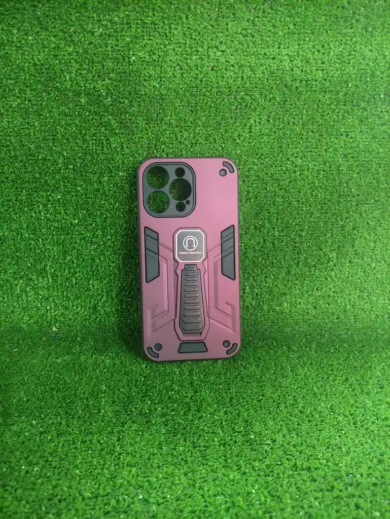 Iphone 14 Pro Max | Forro Protector | Case Rigido | Proteccion 360° |vinotinto |soporte Incluido | Bordes Reforzados | Iphone | Carcasa | Funda | Anti Humedad | Full Proteccion.