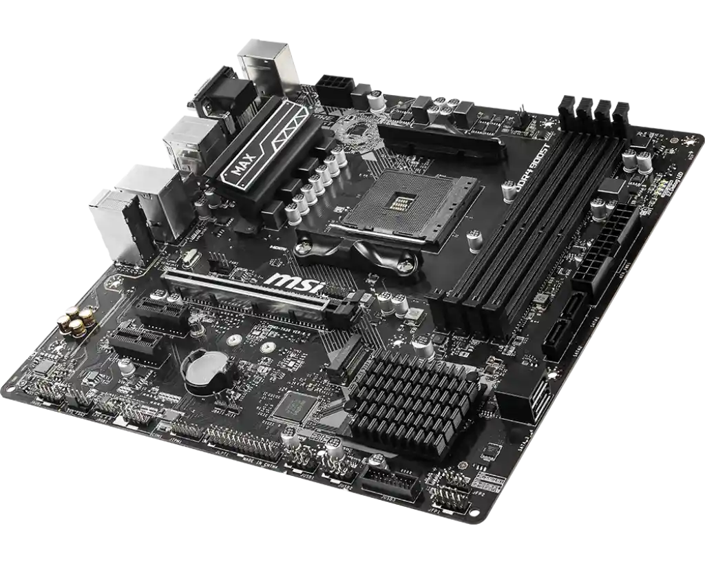 Tarjeta Madre Board Msi B450m Pro-vdh Max Amd Am4 Micro Atx