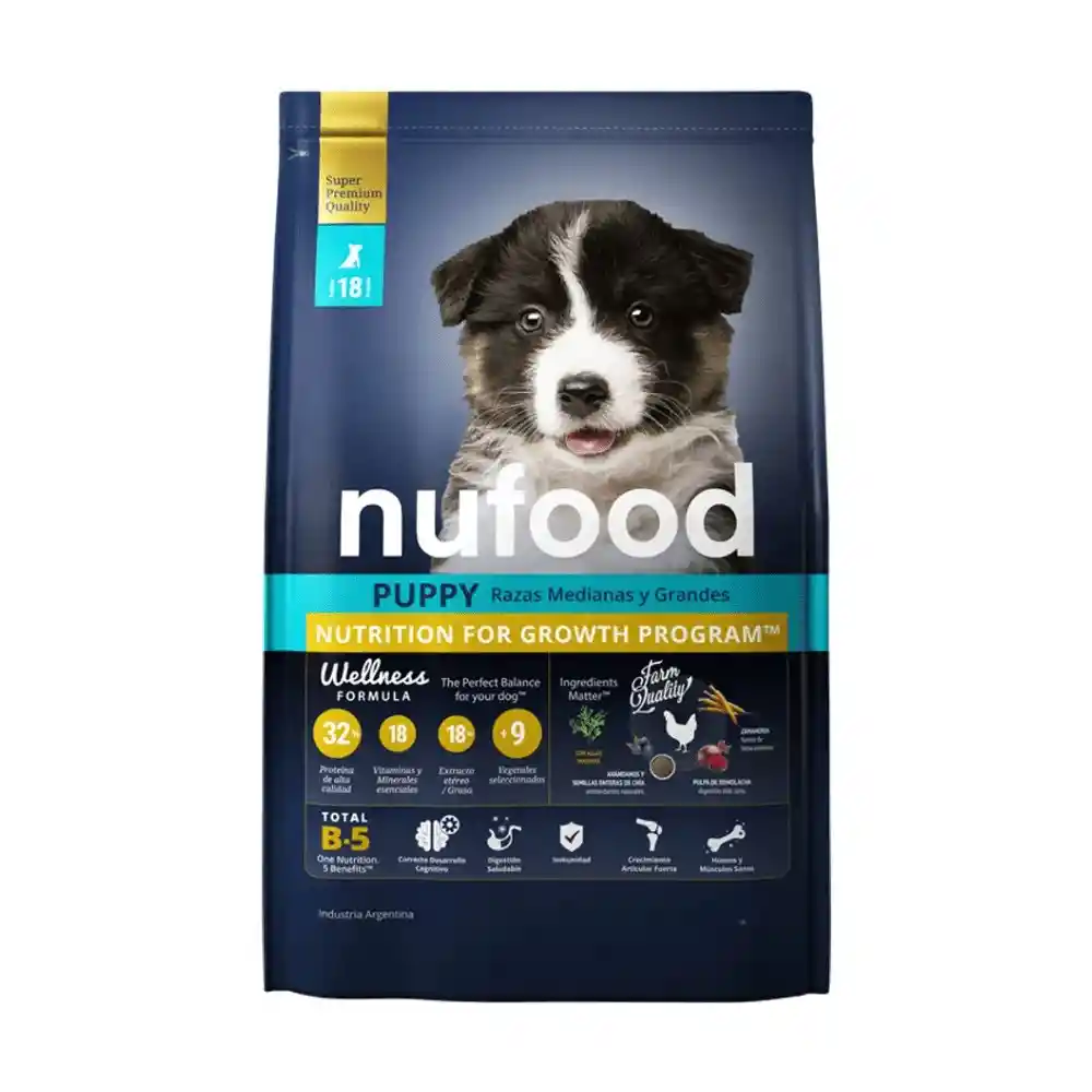 Nufood Cachorro Raza Mediana 3kg