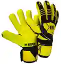 Guantes De Futbol Nyk Semiprofesional Antifractura Rc12/amarillo-negro Talla 7