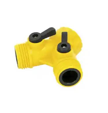 Conector Yee Plástico Para Lavadora Amarilla O Naranja 3/4