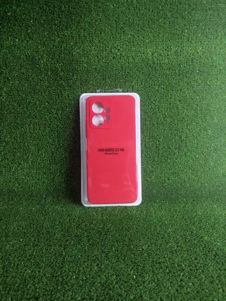 Xiaomi Redmi Note 12 4g| Forro Protector| Silicone Case |rojo| Xiaomi | Carcasa | Funda | Anti Humedad