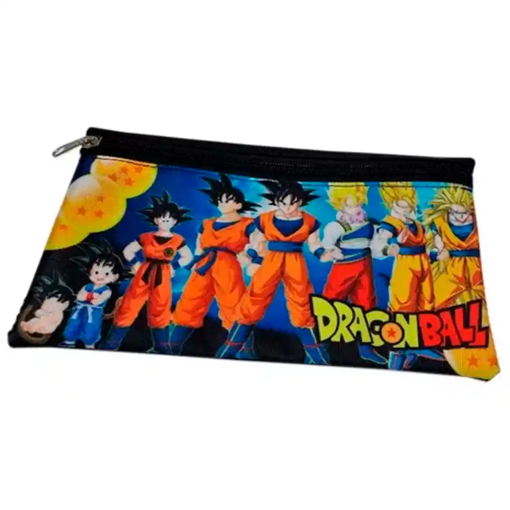 Morral + Cartuchera Comic Dragon Ball Z Gt Maleta Ánime Goku Sj4