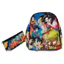 Morral + Cartuchera Comic Dragon Ball Z Gt Maleta Ánime Goku Sj4