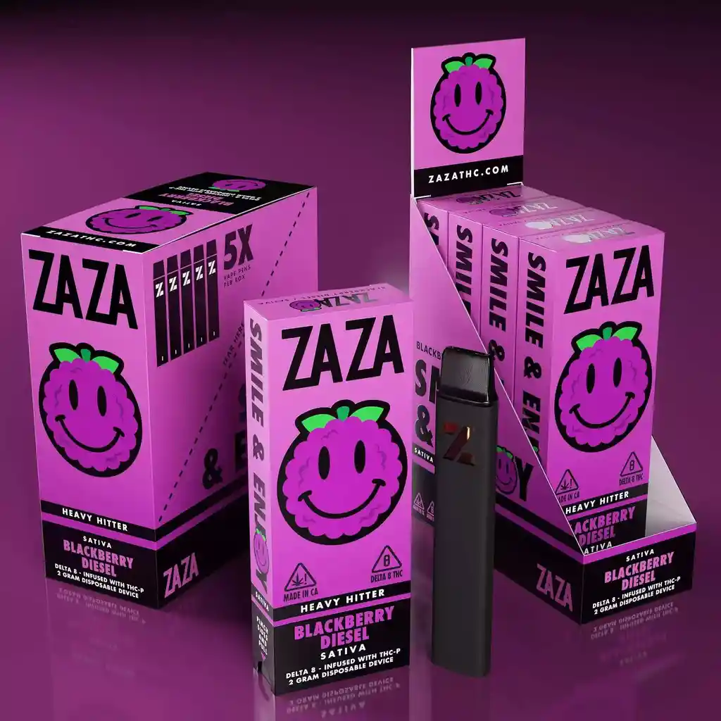 Zaza Blackberry Diesel Sativa Delta 8 Thc 2gr