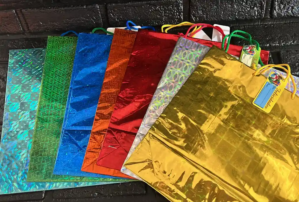 Bolsa Regalo Holograma Talla M 29*26*6
