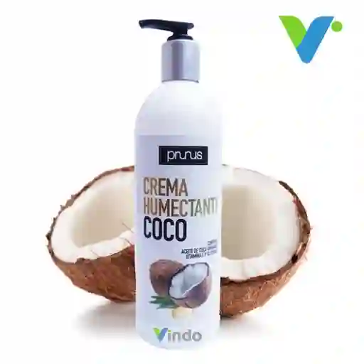 Crema Humectante De Coco 🥥 Orgánico Con Vitamina E Prunus Casvior